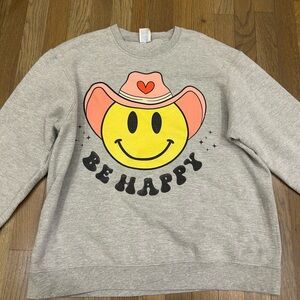 BE HAPPY SWEATSHIRT
